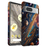 For Google Pixel 7, 6 Pro/6, 5/4a 5G, 4a, 4 XL, 4/3 XL, 3 Case, Planets Of The Universe