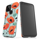 For Google Pixel 4a 5G Tough Protective Case, Poppy Field | Protective Covers | iCoverLover Australia