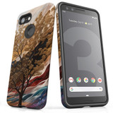 For Google Pixel 3 Tough Protective Case, Mysterious Golden Tree | Protective Covers | iCoverLover Australia