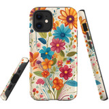 For iPhone 12 mini Tough Protective Case, Floral Symphony | Protective Covers | iCoverLover Australia