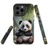 For iPhone 14 Plus Tough Protective Case, Happy Panda | Protective Covers | iCoverLover Australia