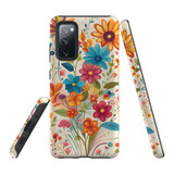 For Samsung Galaxy S20 FE Tough Protective Case, Floral Symphony | Protective Covers | iCoverLover Australia