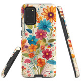 For Samsung Galaxy S23 Tough Protective Case, Floral Symphony | Protective Covers | iCoverLover Australia