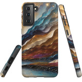 For Samsung Galaxy S21 FE Tough Protective Case, Magic Mountain River | Protective Covers | iCoverLover Australia
