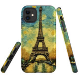 For iPhone 11 Tough Protective Case, Eiffel Tower Painting | Protective Covers | iCoverLover Australia