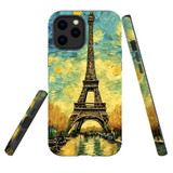 For iPhone 12 Pro/12 Tough Protective Case, Eiffel Tower Painting | Protective Covers | iCoverLover Australia