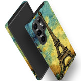 For Samsung Galaxy S23 Ultra, S23+ Plus, S23, S22 Ultra, S22+, S22, S10 5G & Older Case, Eiffel Tower Painting | Protective Cases | iCoverLover.com.au