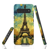 For Samsung Galaxy S10 5G Tough Protective Case, Eiffel Tower Painting | Protective Covers | iCoverLover Australia
