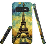 For Samsung Galaxy S10 Tough Protective Case, Eiffel Tower Painting | Protective Covers | iCoverLover Australia