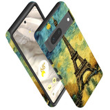 For Google Pixel 7, 6 Pro/6, 5/4a 5G, 4a, 4 XL, 4/3 XL, 3 Case, Eiffel Tower Painting | iCoverLover