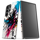 For Samsung Galaxy S23 Ultra, S23+ Plus, S23, S22 Ultra, S22+, S22, S10 5G & Older Case, Dark Splatter | Protective Cases | iCoverLover.com.au