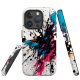 For iPhone Case, Tough Back Cover, Dark Splatter | iCoverLover