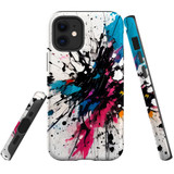 For iPhone 12 mini Tough Protective Case, Dark Splatter | Protective Covers | iCoverLover Australia