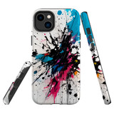 For iPhone 13 Pro Tough Protective Case, Dark Splatter | Protective Covers | iCoverLover Australia
