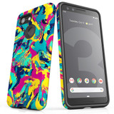 For Google Pixel 3 Tough Protective Case, Abstract Strokes | Protective Covers | iCoverLover Australia