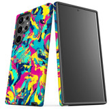 For Samsung Galaxy S23 Ultra, S23+ Plus, S23, S22 Ultra, S22+, S22, S10 5G & Older Case, Abstract Strokes | Protective Cases | iCoverLover.com.au