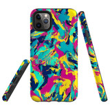 For iPhone 11 Pro Max Tough Protective Case, Abstract Strokes | Protective Covers | iCoverLover Australia