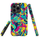 For iPhone 13 Pro Max Tough Protective Case, Abstract Strokes | Protective Covers | iCoverLover Australia