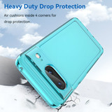 For Google Pixel 8 Pro 5G or Pixel 8 5G Case, Candy Series Shielding Back Cover, Clear Blue | iCoverLover Australia