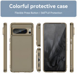 For Google Pixel 8 Pro 5G or Pixel 8 5G Case, Candy Series Shielding Back Cover, Clear Grey | iCoverLover Australia