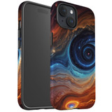 For iPhone 15 Tough Protective Case, Eye Of The Galaxy | Protective Covers | iCoverLover Australia
