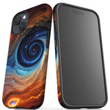 For iPhone 15 Tough Protective Case, Eye Of The Galaxy | Protective Covers | iCoverLover Australia