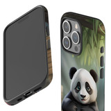 For iPhone 15 Pro Max Tough Protective Case, Happy Panda | Protective Covers | iCoverLover Australia