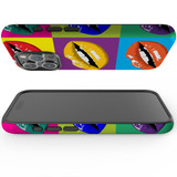 For iPhone 15 Pro Case Tough Protective Cover, Pop Art Lips | Protective Covers | iCoverLover Australia