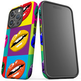 For iPhone 15 Pro Case Tough Protective Cover, Pop Art Lips | Protective Covers | iCoverLover Australia