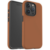 For iPhone 15 Pro Case Tough Protective Cover, Brown | Protective Covers | iCoverLover Australia