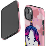 For iPhone 15 Case Tough Protective Cover, Cute Unicorn | Protective Covers | iCoverLover Australia