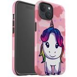 For iPhone 15 Case Tough Protective Cover, Cute Unicorn | Protective Covers | iCoverLover Australia