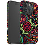 For iPhone 15 Pro Case Tough Protective Cover, Dotted Abstract Painting | Protective Covers | iCoverLover Australia