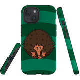 For iPhone 15 Case Tough Protective Cover, Echidna Portrait | Protective Covers | iCoverLover Australia