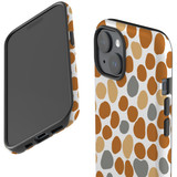 For iPhone 15 Case Tough Protective Cover, Abstract Spots | Protective Covers | iCoverLover Australia