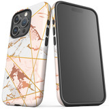 For iPhone 15 Pro Max Case Tough Protective Cover, Marble Pattern | Protective Covers | iCoverLover Australia