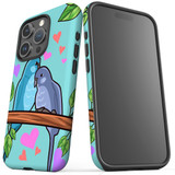 For iPhone 15 Pro Max Case Tough Protective Cover, Birds In Love | Protective Covers | iCoverLover Australia