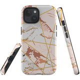 For iPhone 15 Case Tough Protective Cover, Marble Pattern | Protective Covers | iCoverLover Australia