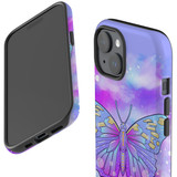 For iPhone 15 Case Tough Protective Cover, Enchanted Butterfly | Protective Covers | iCoverLover Australia