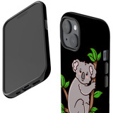 For iPhone 15 Case Tough Protective Cover, Koala Illustration | Protective Covers | iCoverLover Australia