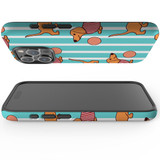 For iPhone 15 Pro Max Case Tough Protective Cover, Dachshund Dogs Cute | Protective Covers | iCoverLover Australia