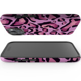 For iPhone 15 Case Tough Protective Cover, Magenta Leopard Pattern | Protective Covers | iCoverLover Australia