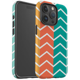 For iPhone 15 Pro Case Tough Protective Cover, Colourful Zigzag | Protective Covers | iCoverLover Australia