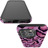 For iPhone 15 Pro Max Case Tough Protective Cover, Magenta Leopard Pattern | Protective Covers | iCoverLover Australia