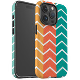 For iPhone 15 Pro Max Case Tough Protective Cover, Colourful Zigzag | Protective Covers | iCoverLover Australia