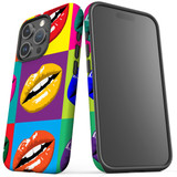 For iPhone 15 Pro Max Case Tough Protective Cover, Pop Art Lips | Protective Covers | iCoverLover Australia