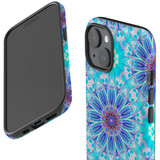 For iPhone 15 Case Tough Protective Cover, Psychedelic Blues | Protective Covers | iCoverLover Australia