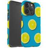 For iPhone 15 Pro Case Tough Protective Cover, Lemon Slices | Protective Covers | iCoverLover Australia