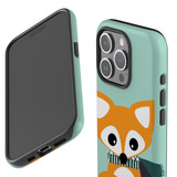 For iPhone 15 Pro Max Case Tough Protective Cover, Cute Brown Fox | Protective Covers | iCoverLover Australia