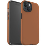 For iPhone 15 Case Tough Protective Cover, Brown | Protective Covers | iCoverLover Australia